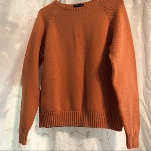 Lands’end Orange thick knit sweater (Size L)